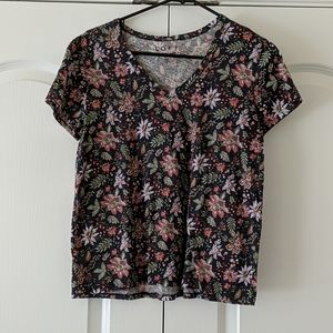 LOFT vintage soft Floral Tee